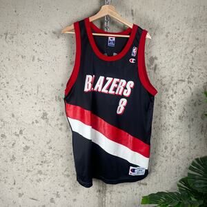 Steve Smith Portland Trailblazers Vintage Large 90's NBA Champion Jersey